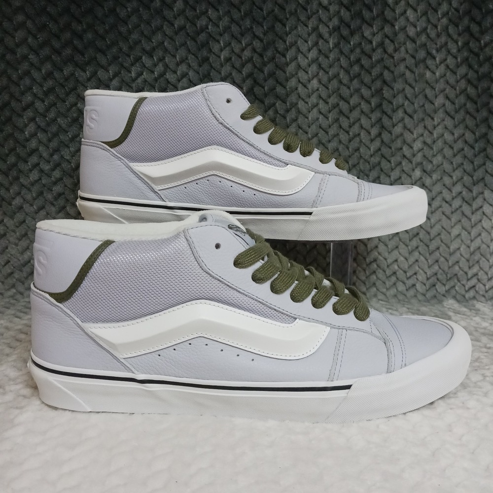 Vans Knu Mid Utility Lace Halogen Blue Men's Skateboarding Sneaker Shoes Size 13